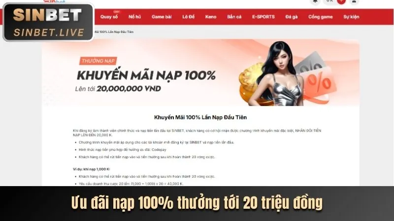 Thưởng chào mừng f1686 win
